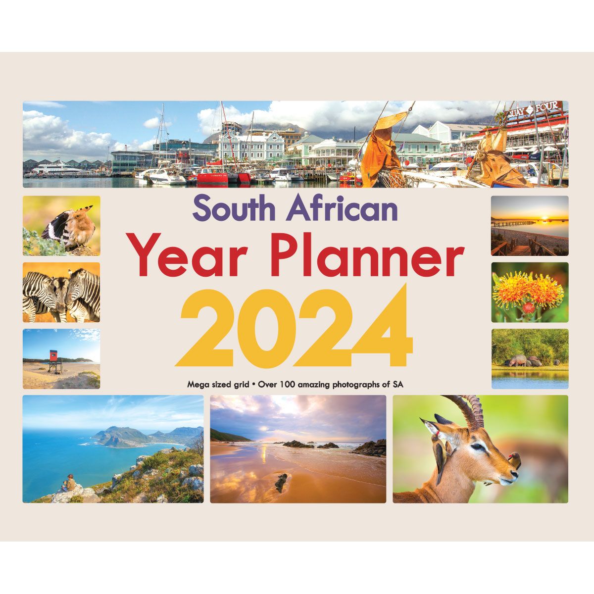 South African Year Planner A4 Wall Calendar 2024 Shop Today. Get it