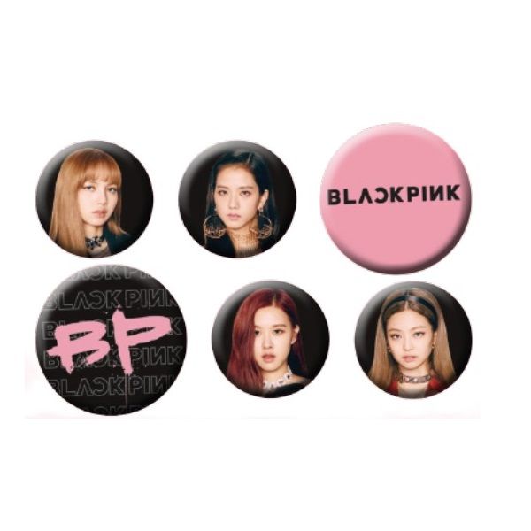 Blackpink - Button Badge pack, 6 Badges
