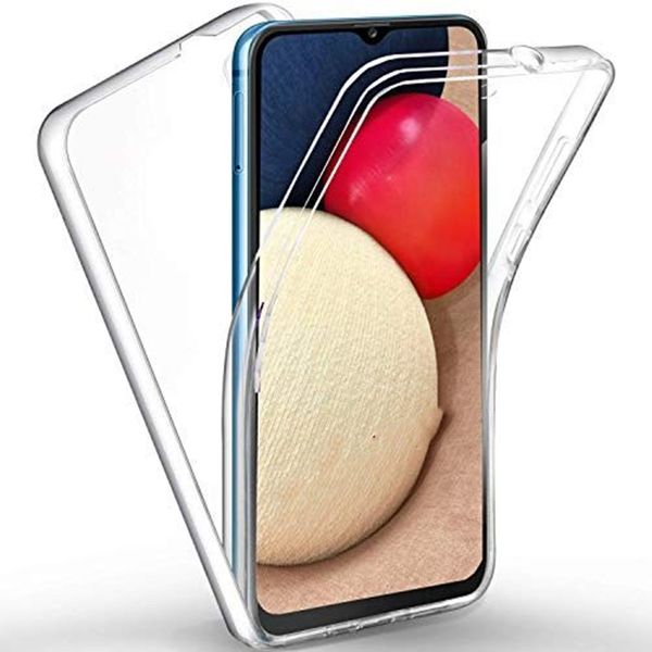 Full Body Clear Case build in with Camera Lens Protection For Samsung A12