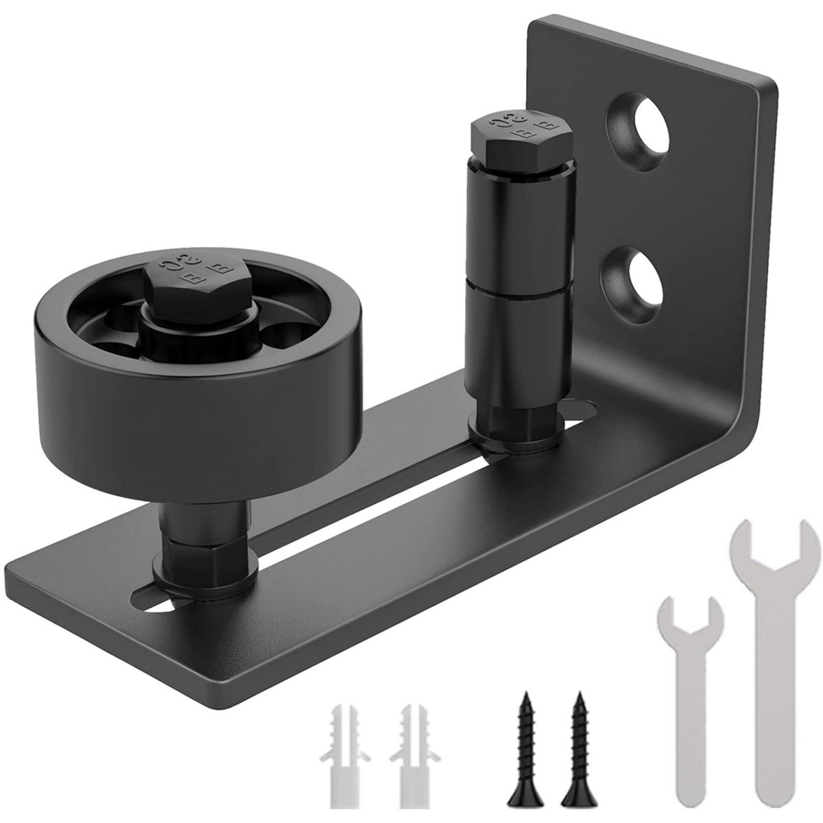 Sliding Barn Door Floor Guide With Anti-scratch Cotton Strips