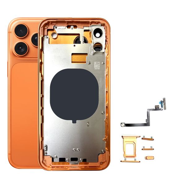 Back Cover Housing DIY Kit Compatible with iPhone XR to 17 Pro Conversion