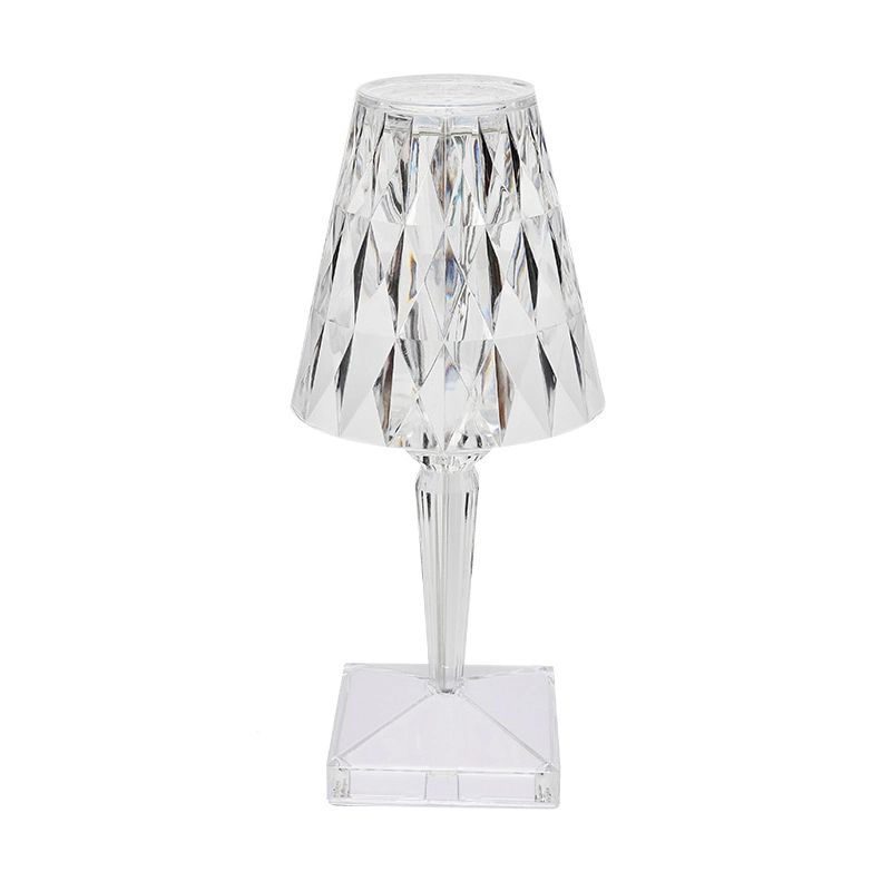 Rechargeable Crystal Diamond Table Lamp for Bedroom Living Room - B5203