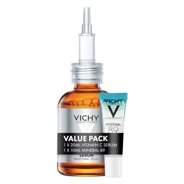 Vichy Vitamin C Serum 20ml + Mineral 89 Hydrating Serum 10ml