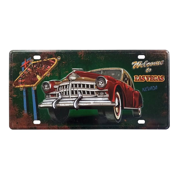 Vintage Decorative Number Plate Sign - Las Vegas