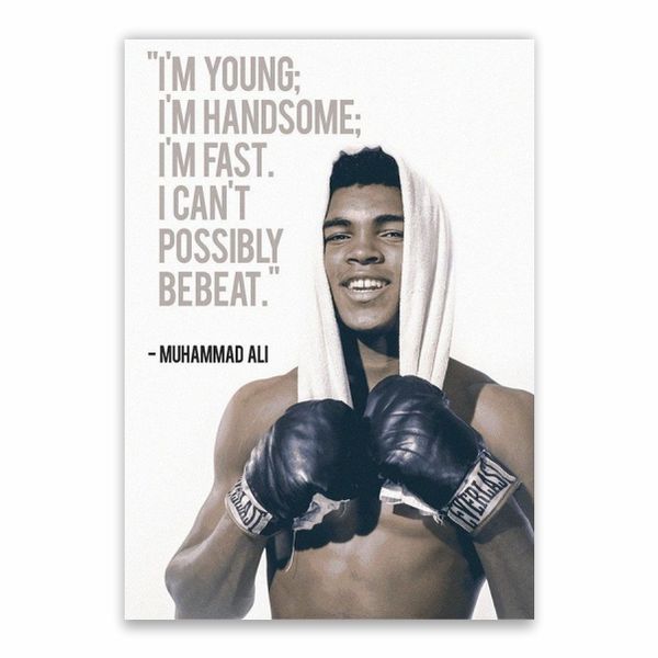 Muhammad Ali Quote Poster - A1