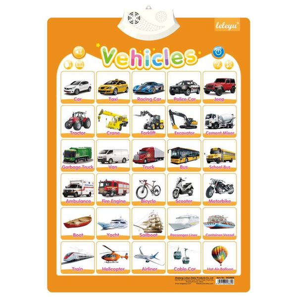 Genius - Talking Chart - Vehicles