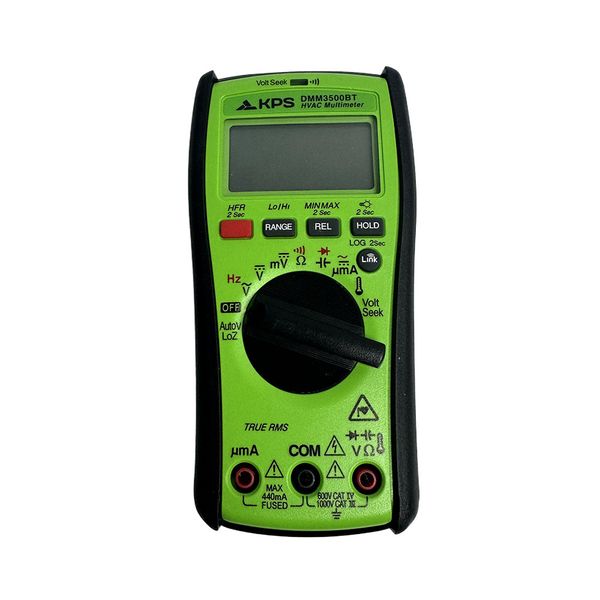 KPS - Trms Hvac Logging Dmm 10a/1000v/res/cap/freq/temp/bt