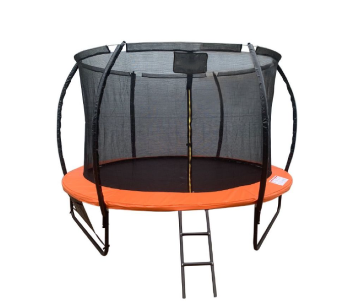 Trampoline for Kids w/ Ladder Enclosure Safety Net Rebounder Colours