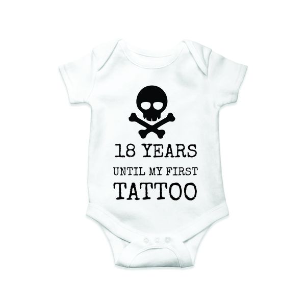18 Years until my 1st tattoo Baby vest