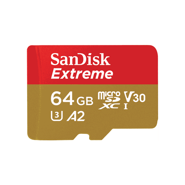 SanDisk Extreme 64GB MicroSD Memory Card