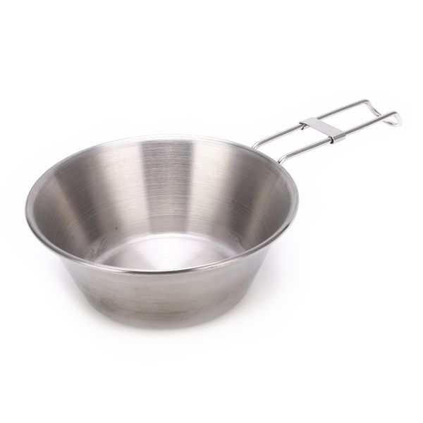 Portable Camping Bowls Stainless Steel Outdoor Tableware