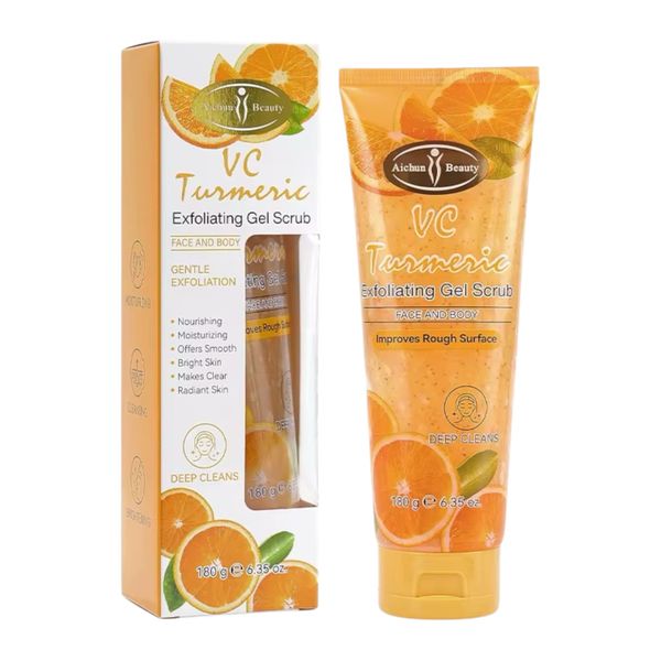 Aichun Beauty Vitamin C Turmeric Face&amp;Body Exfoliating Gel Scrub 180g