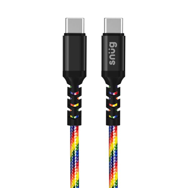 Snug 1.2M TypC To TypC Rainbow Cable