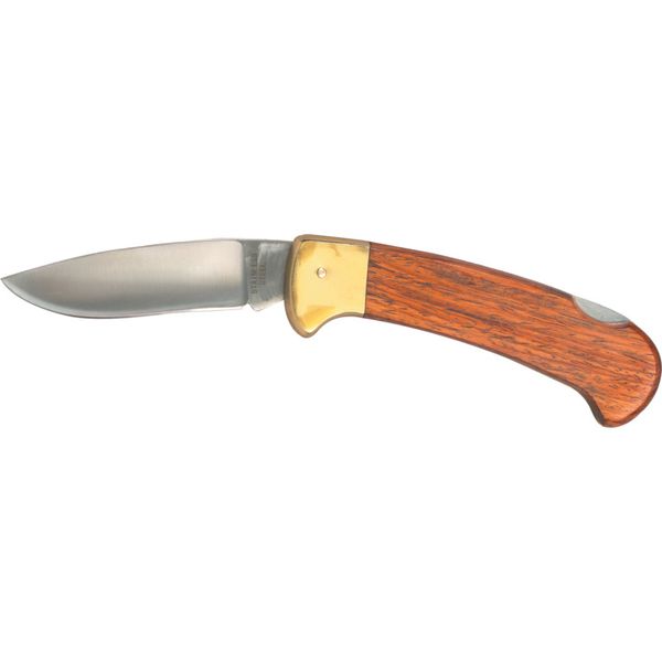 4 Inch Blade Locking Knife Wooden Handle