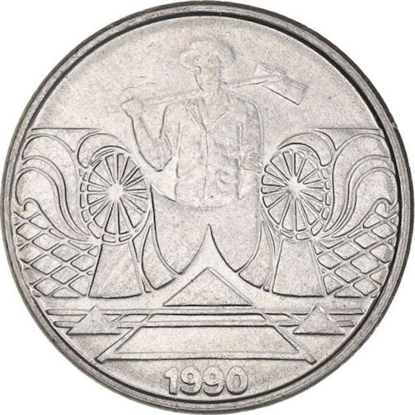 1990 Brazil 5 Cruzeiros