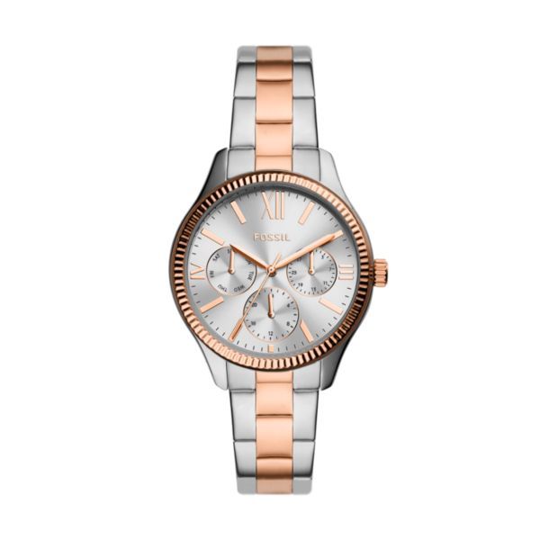 Fossil Rye Multifunction Two-Tone Stainless Steel Watch-BQ3761