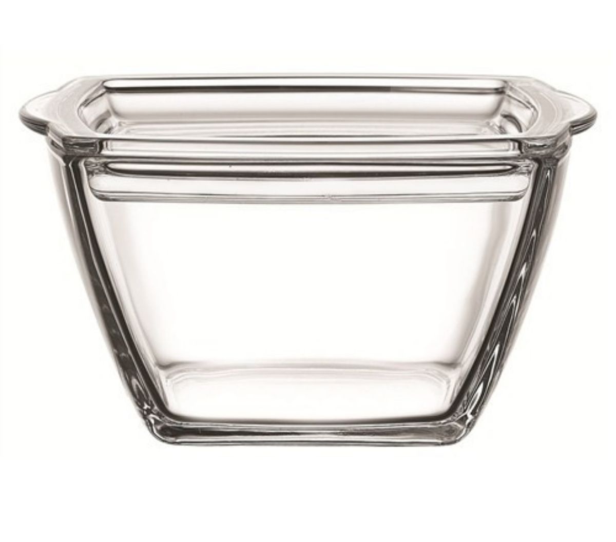 Glass Bowl With Lid Set Of 3 13 5x12 5x9cm Square Tokio Buy Online In   S Zoom.file