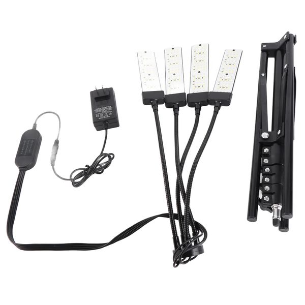 Full Spectrum Grow Light 360 Degree Gooseneck Remote Control Indoor Plants