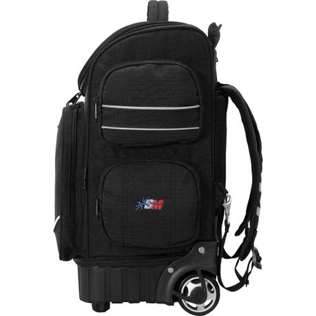 School Mate® Hard Base Ripstop Polyester XL Trolley Back Pack