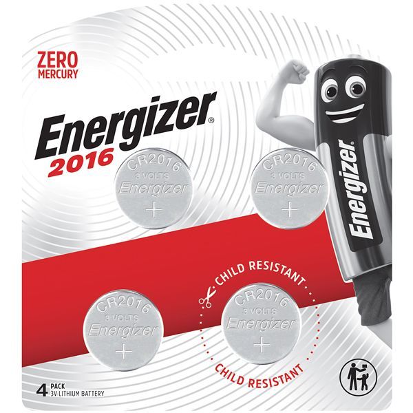 Energizer 3v Lithium Coin CR2016 Card 4