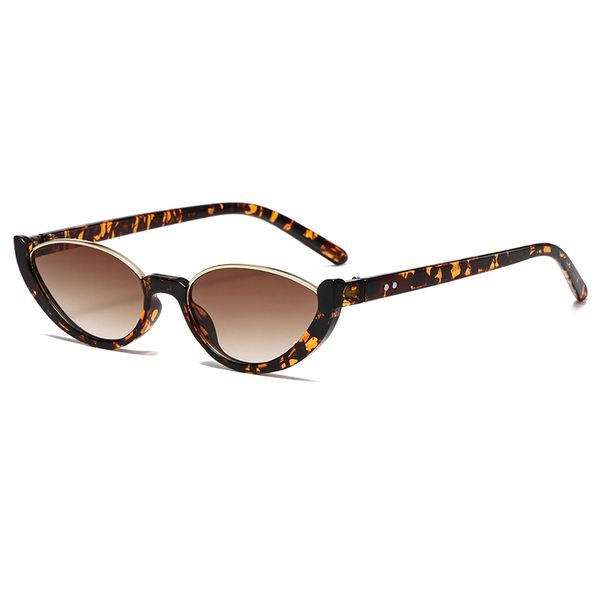 UV400 Retro Women's Small Frame Cat-Eye Sunglasses