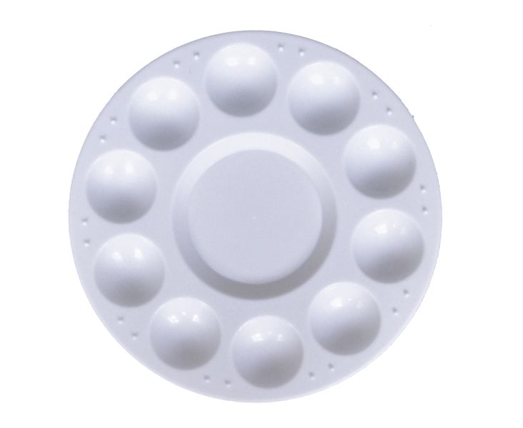 Pro-Art Plastic Palette Round 10 Well