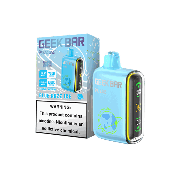 Geek Bar Pulse 15000 Puff Blue Razz Ice - Disposable Vape