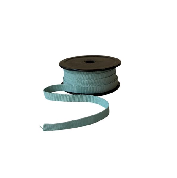 Duck Egg Petersham Ribbon 10mm - 20m roll
