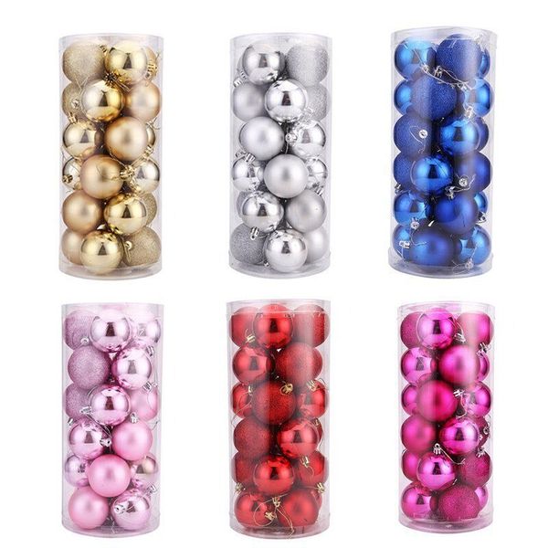 Christmas Tree Ball Ornaments Bauble Ball and Outdoor Decoration 6Pack