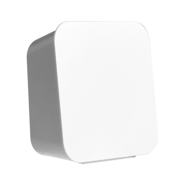 Wall-Mounted Flip-Top Cotton Swab Holder