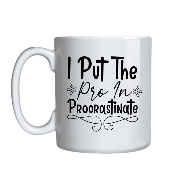 Pro Coffee Mugs for Him Her with Words Graphic Cups Design Present 050