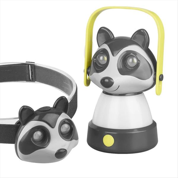 Outdoor Headlamp Headlights Lighting Led Headlamp Raccoon Headlamp
