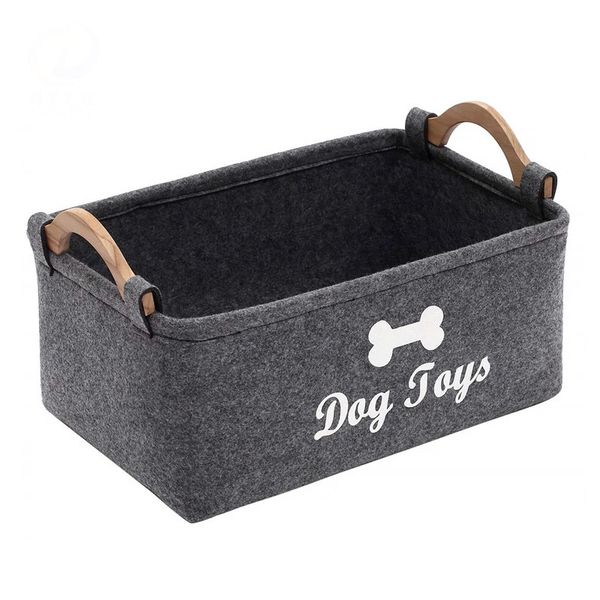 Household Multi-Purpose Felt Toy Clothes Storage Basket