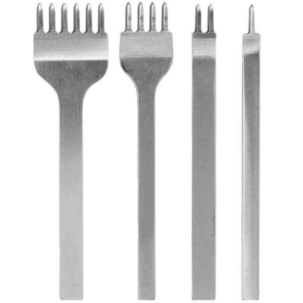 Craft Tool DIY Multifunctional Leather Hole Punching Seem Tools Set of 4