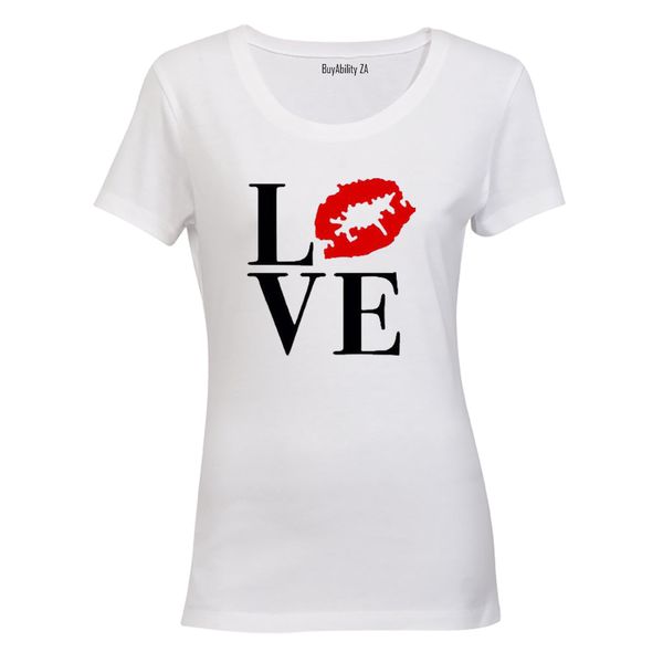 Love Valentine Lips - Ladies - T-Shirt