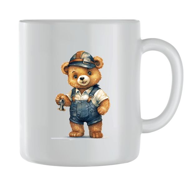Fixer Coffee Mugs for Men Women Trendy Teddy Bear Lover Graphic Cup Gift189