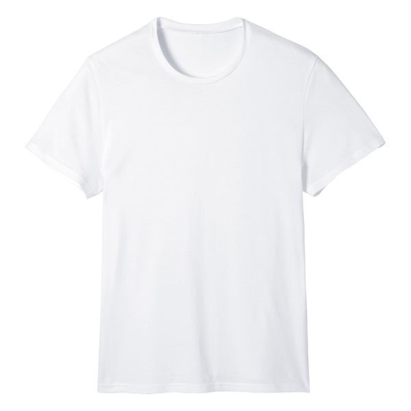 Domyos Men's Slim-Fit Fitness T-Shirt 100 - White