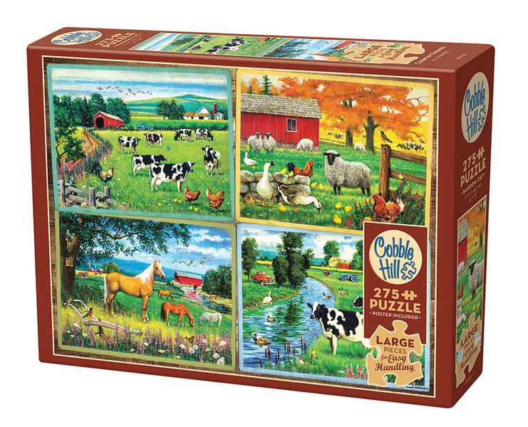 Cobble Hill Country Friends 275 Piece Puzzle