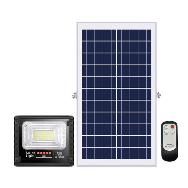 JD Led Solar Powered Outdoor Indoor Split Floodlights 60W Solar Flood Light