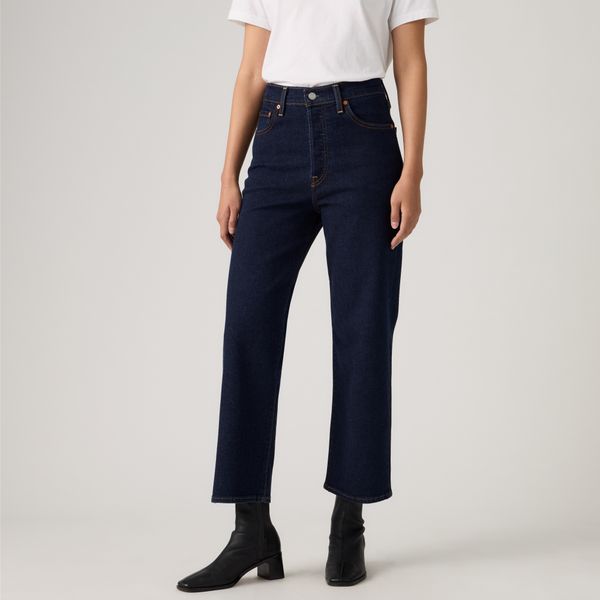 Levi's® Women's Ribcage Straight Ankle Jeans-Blacks