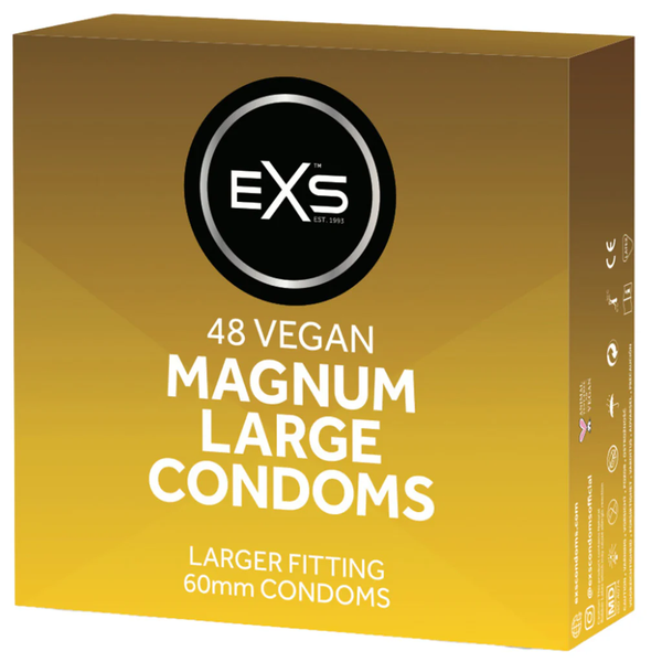 EXS Magnum Condoms - 48 Bulk Pack