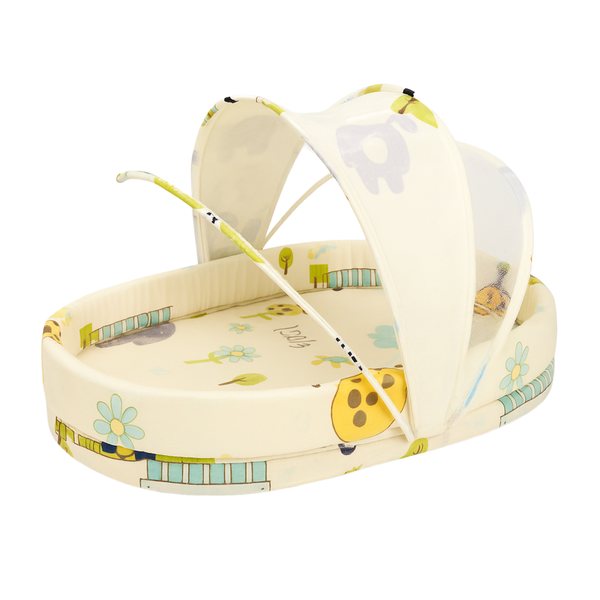 Foldable Baby Cradle - With Mosquito Net