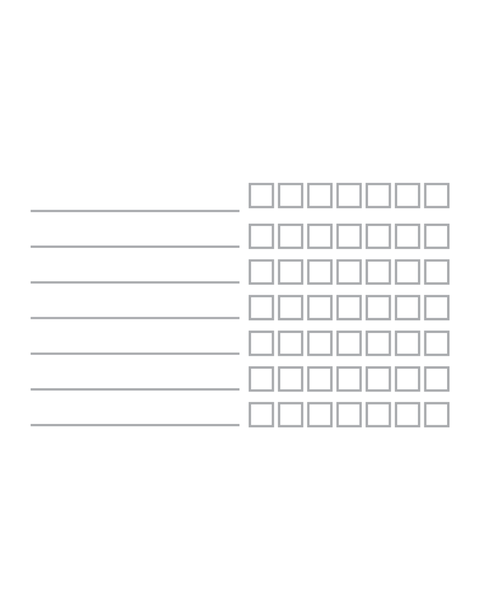 Calendar /Planner - Blank Check List image
