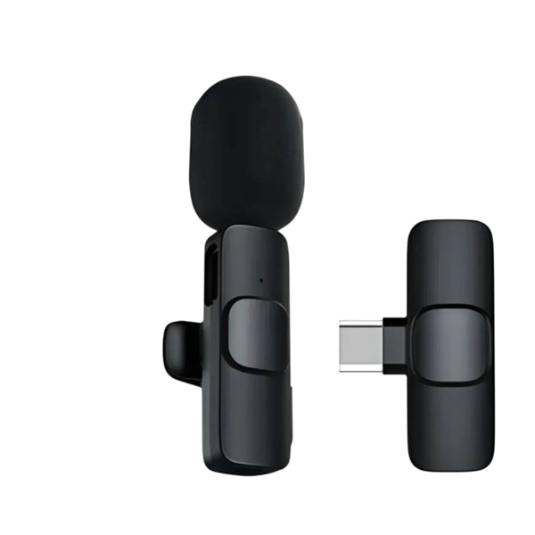 K8 Wireless Lavalier Microphone - Type C Plug n Play Live Vlogging