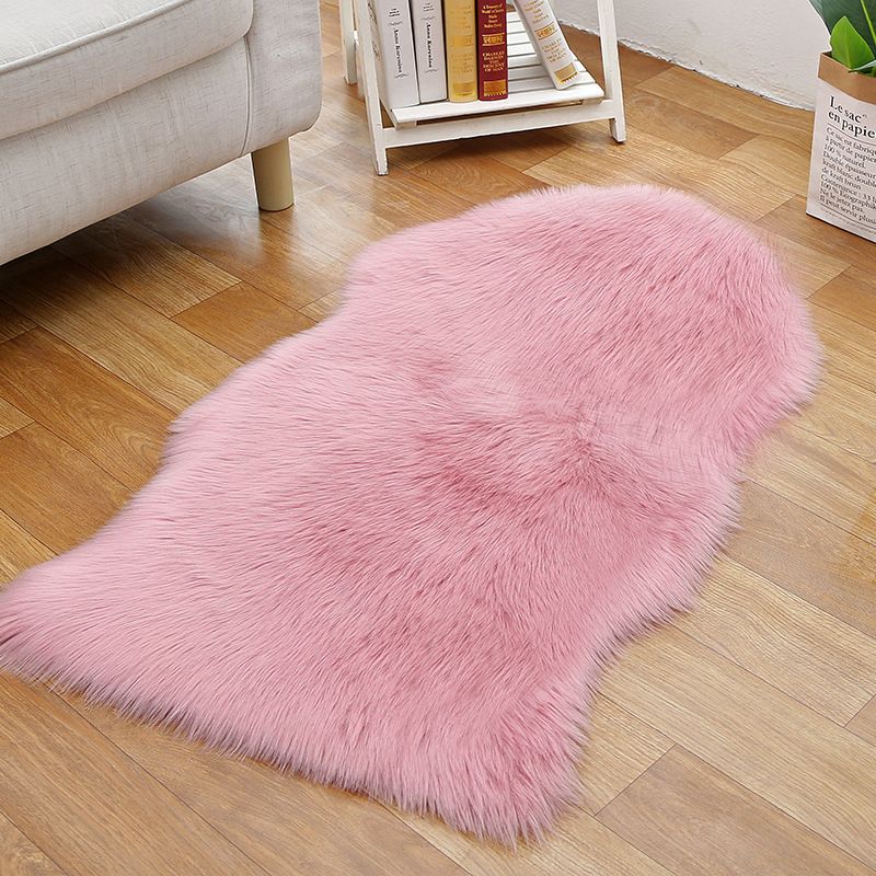 Pink Fluffy Sheep Faux Rug\Carpet Shop Today. Get it Tomorrow
