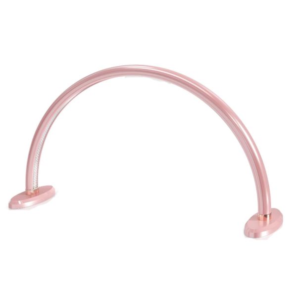 Half-Moon LED Desk Nail Beauty Lamp - Pink (Medium Sized: 51cm)