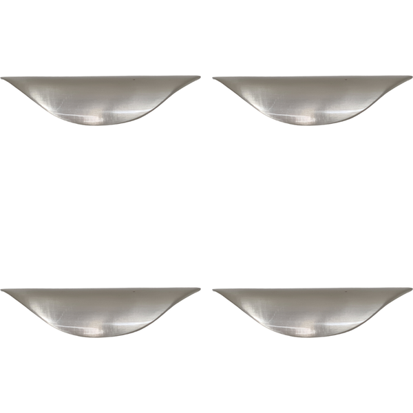 Italian Hooded Grip Handle Satin - Pack Of 4