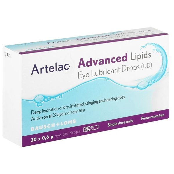 Artelac Advanced Lipids Eye Drops Unit Dose 30 x 0.6g