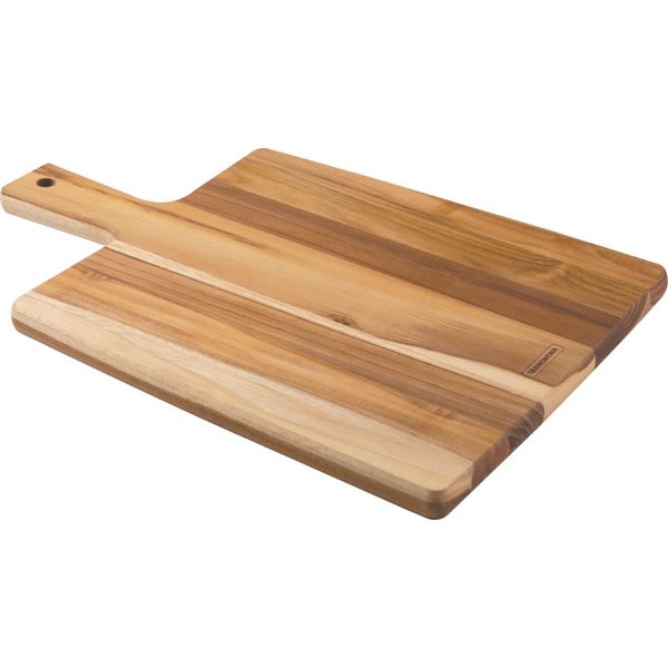 Tramontina Wood Cutting Board with Handle Teak 40cm x 27cm x 1.8cm