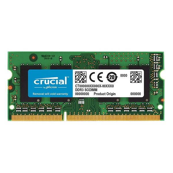 Crucial 2GB 1600MHz DDR3 SO-DIMM Laptop Memory